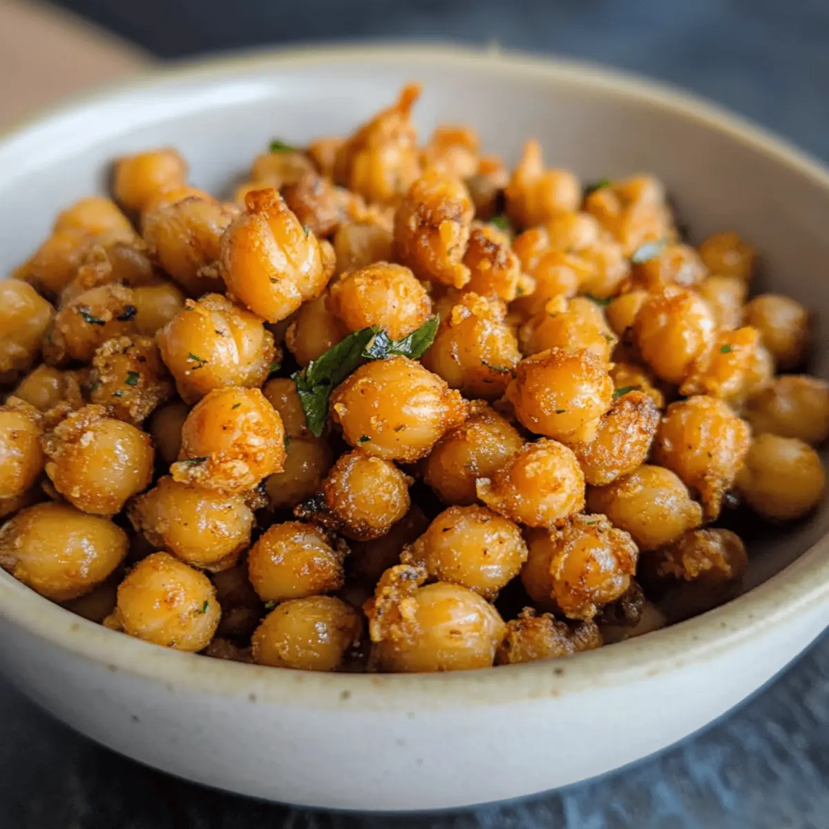Easy Healthy Roasted Chickpea Snack That CRUNCHES With Flavor