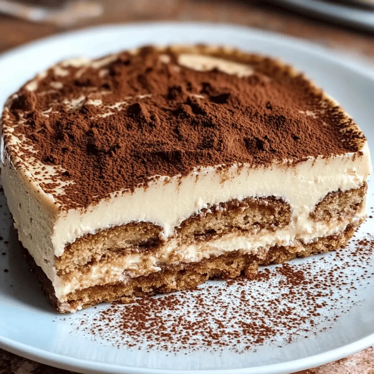 Irresistible No-Bake Tiramisu Recipe for Effortless Indulgence
