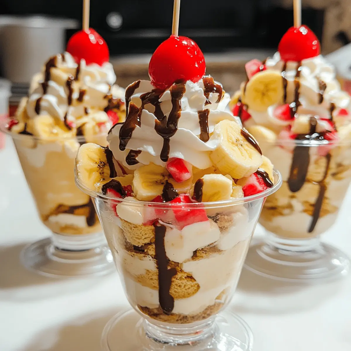 Easy Quick Banana Split Cups That Bring Sweet Joy to Your Day