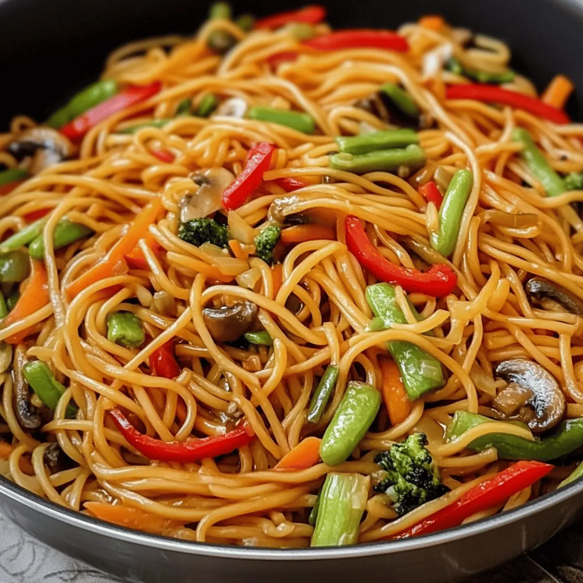 Easy Quick Veggie Lo Mein Recipe That Bursts with Flavor