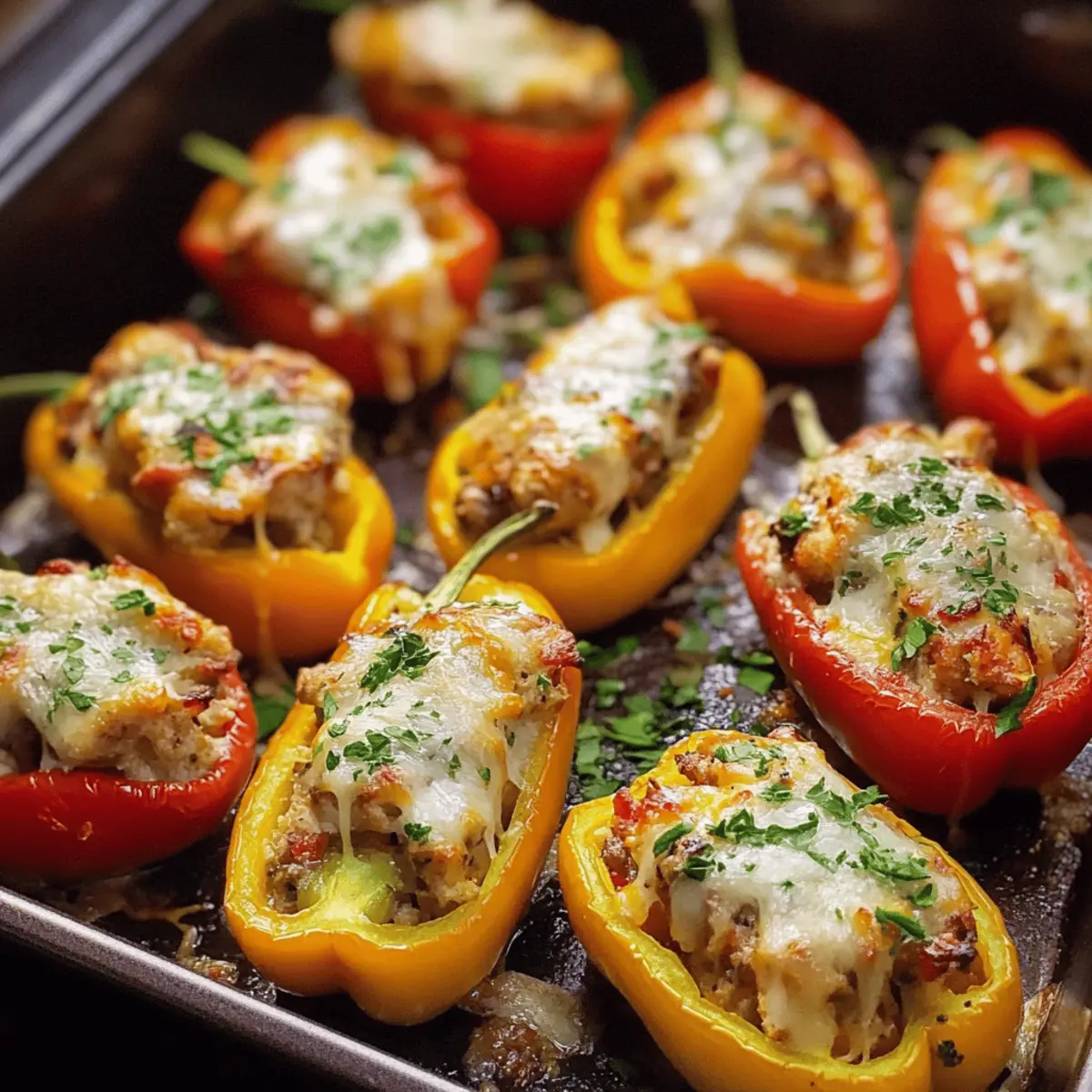 Easy Savory Chicken Stuffed Mini Peppers You’ll Crave Tonight