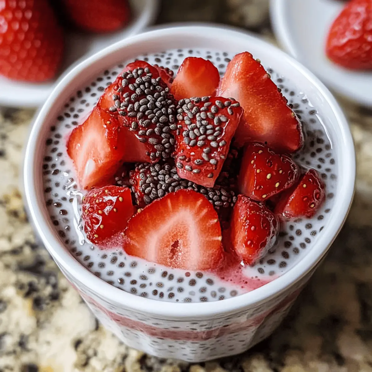 Easy Strawberry Chia Seed Pudding: Creamy, Fresh & Guilt-Free Bliss