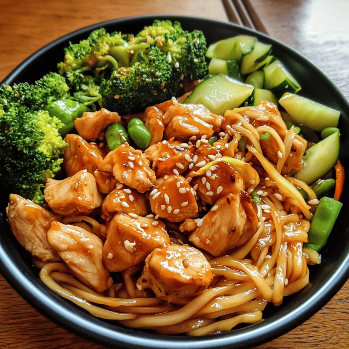 Teriyaki Chicken Noodle Bowl