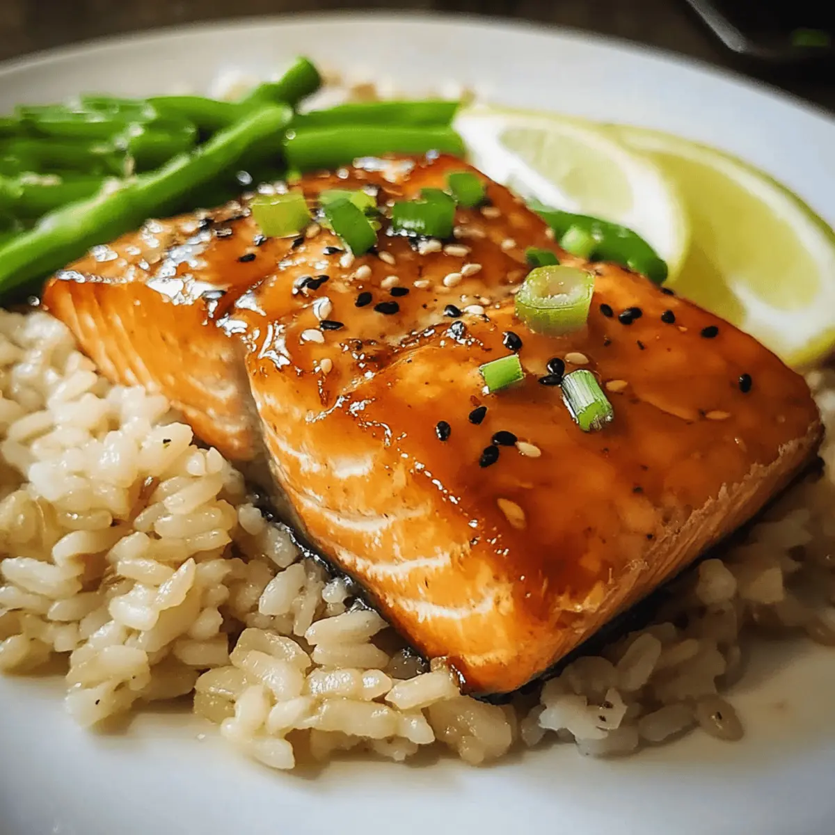 Easy Juicy Teriyaki Salmon with Brown Rice You’ll Crave