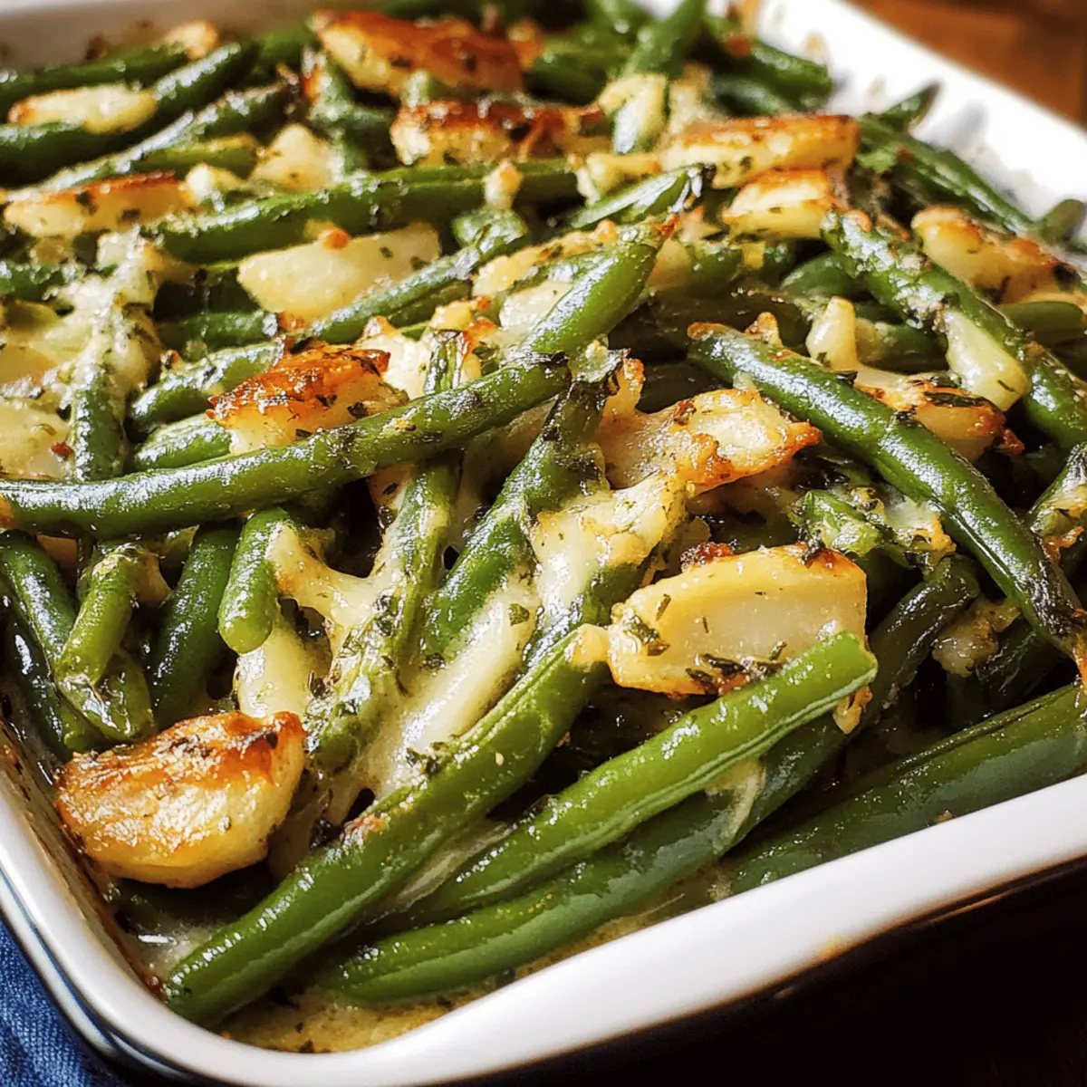 Easy Garlic Herb Green Bean Bake to Elevate Your Dinner