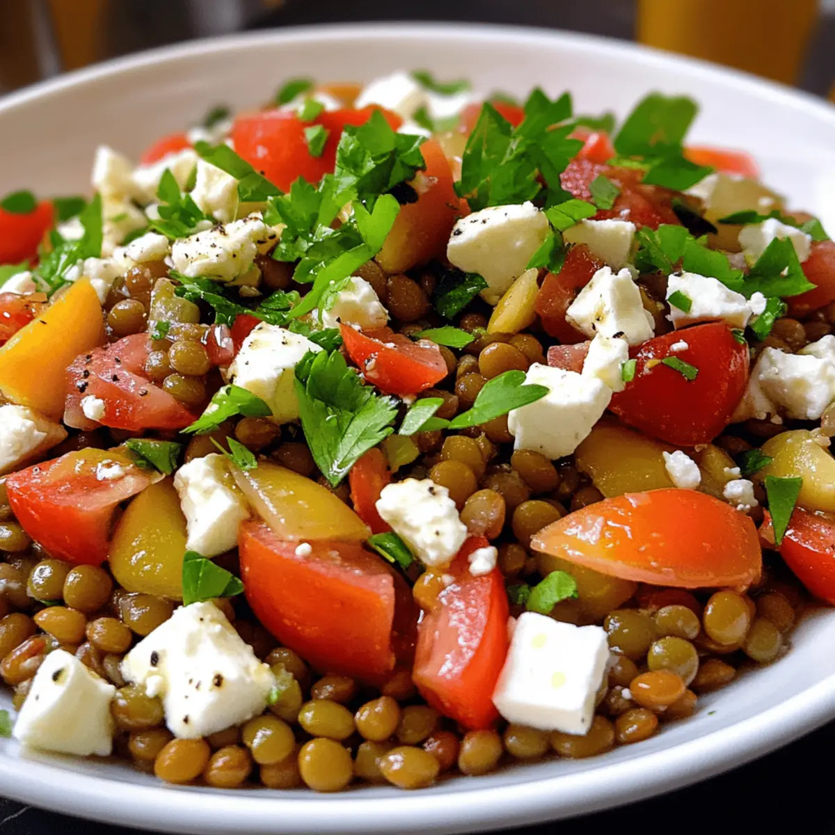 Easy Lentil & Feta Salad Recipe: Fresh, Flavor-Packed Delight