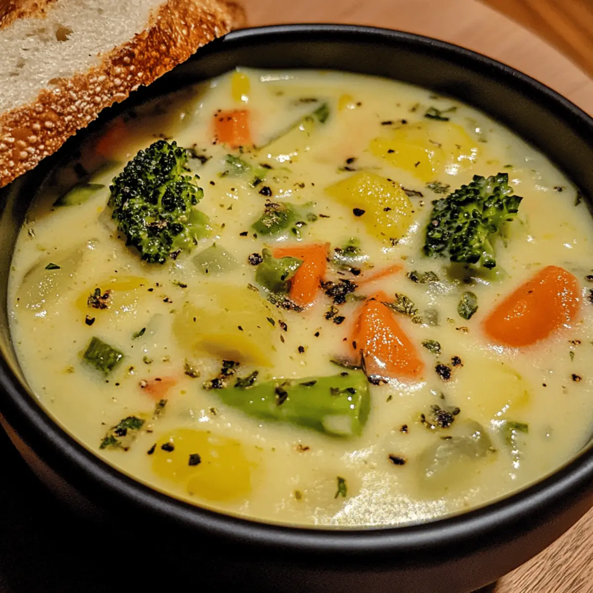 Easy Light Creamy Veggie Soup That Feels Like a Warm Hug