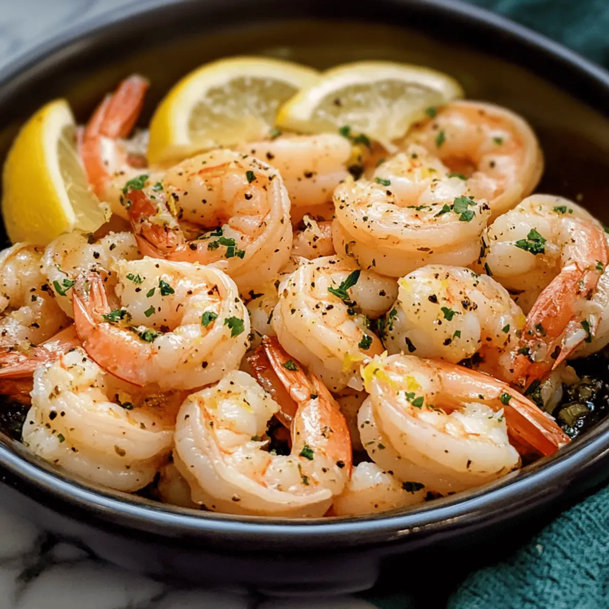 Zesty Lemon Garlic Shrimp