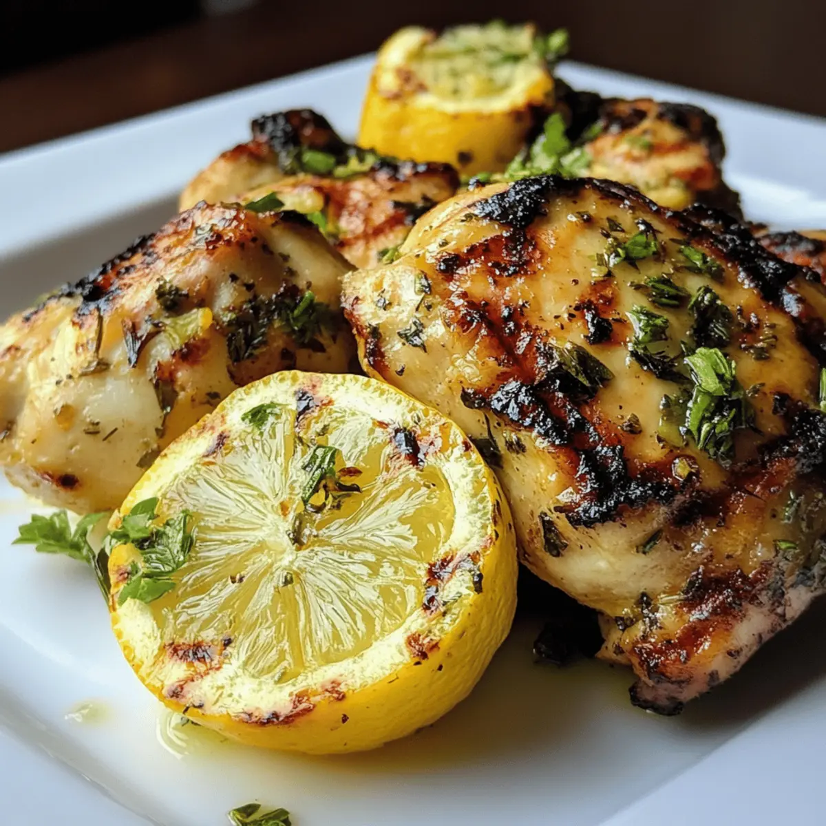 Grilled Lemon Herb Chicken