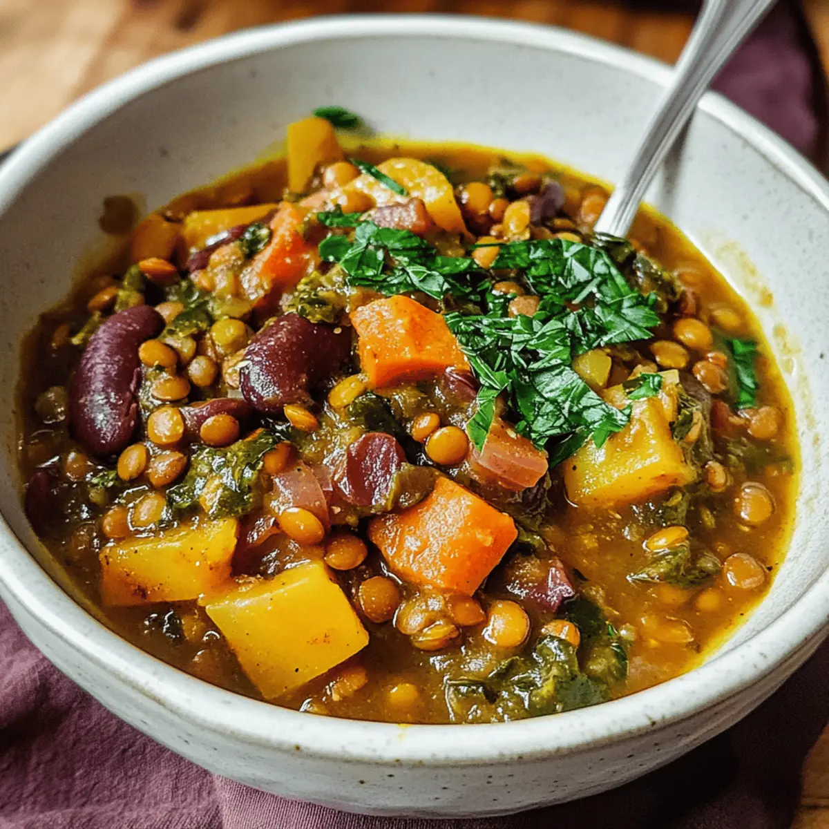One-Pot Lentil Veggie Stew