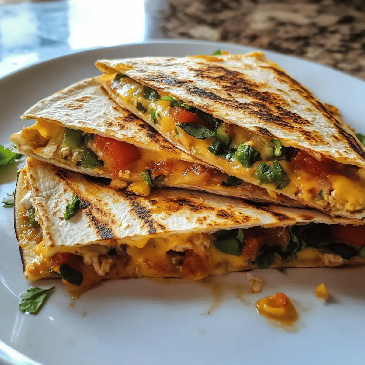 Easy Healthy Breakfast Quesadillas Packed with Bold Flavors