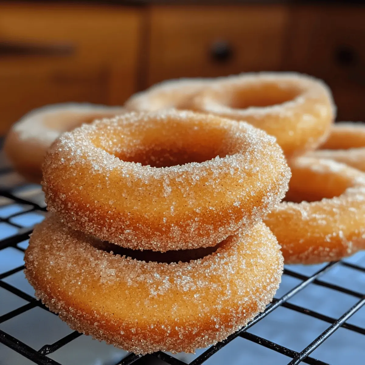 Easy Cinnamon Sugar Donuts