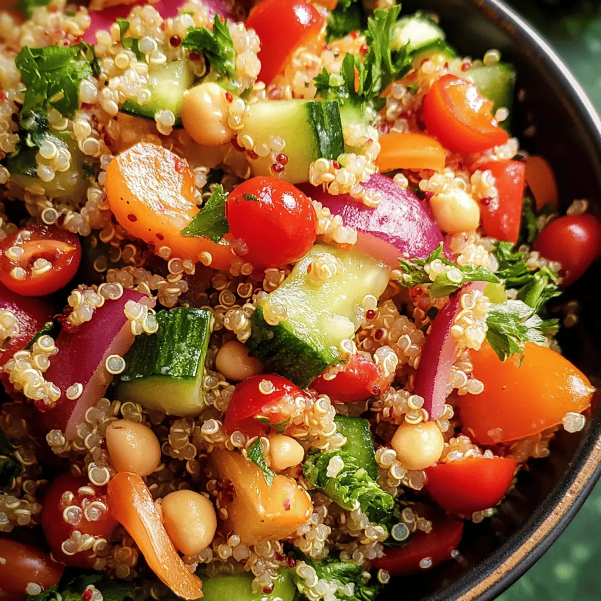 Refreshing Quinoa Veggie Salad