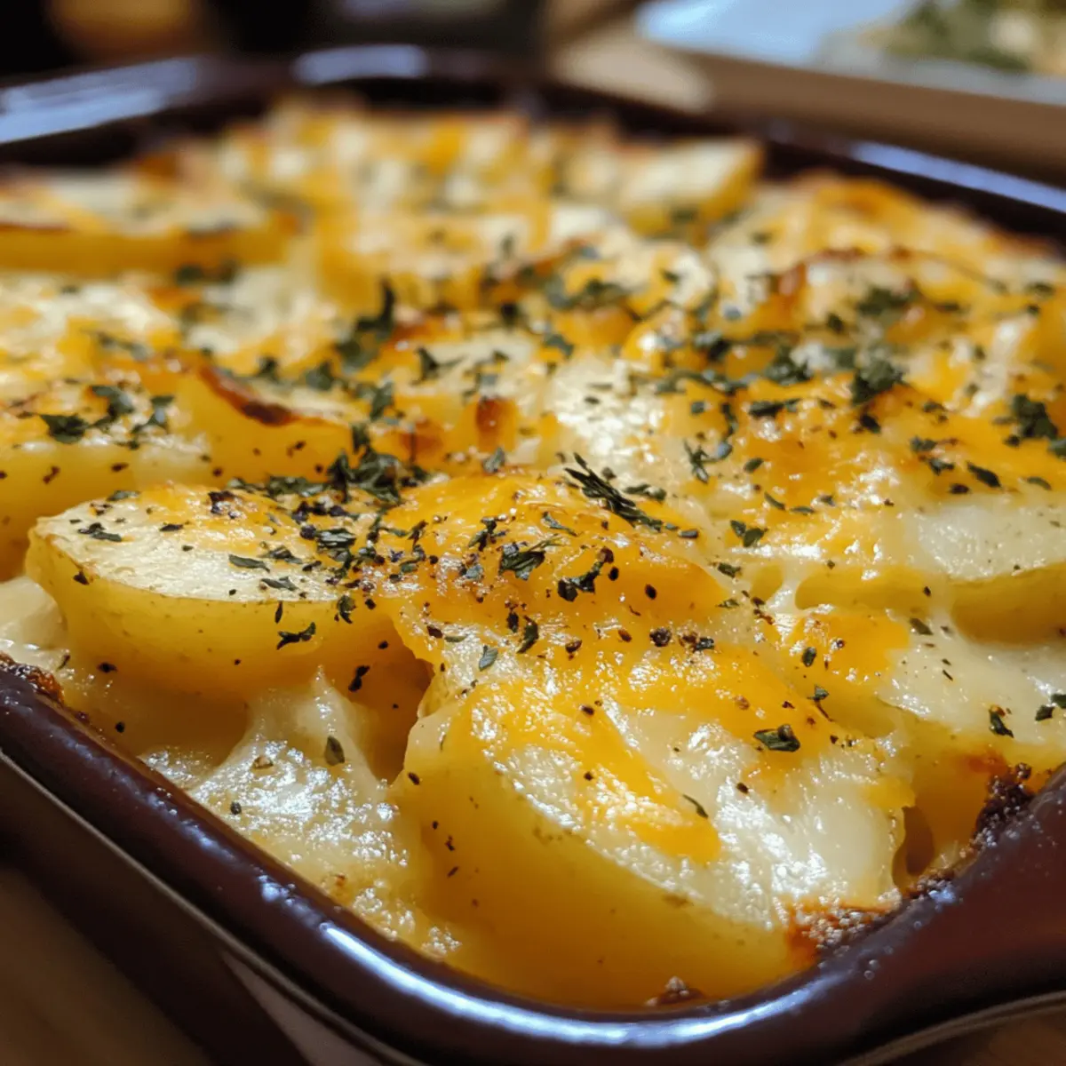 Creamy Cheddar Potato Bake
