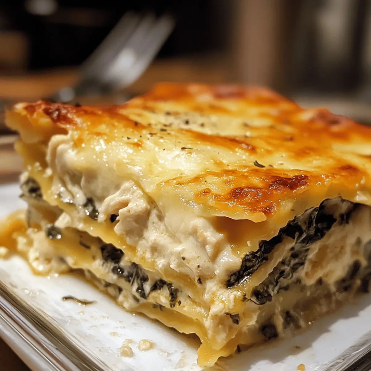 Easy Creamy Chicken Spinach Lasagna That Feels Like Home