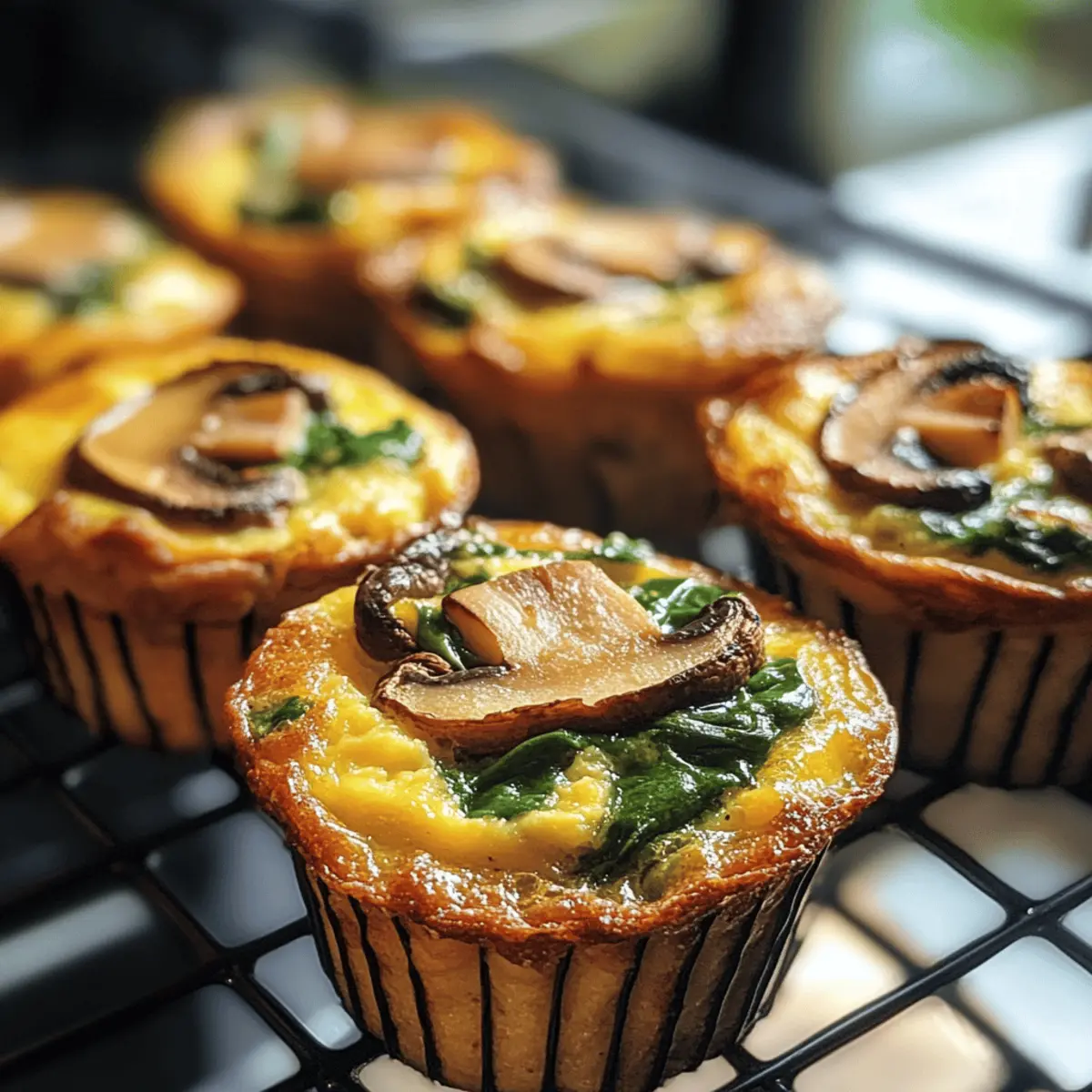 Easy Spinach Mushroom Egg Muffins That Boost Your Morning Energy
