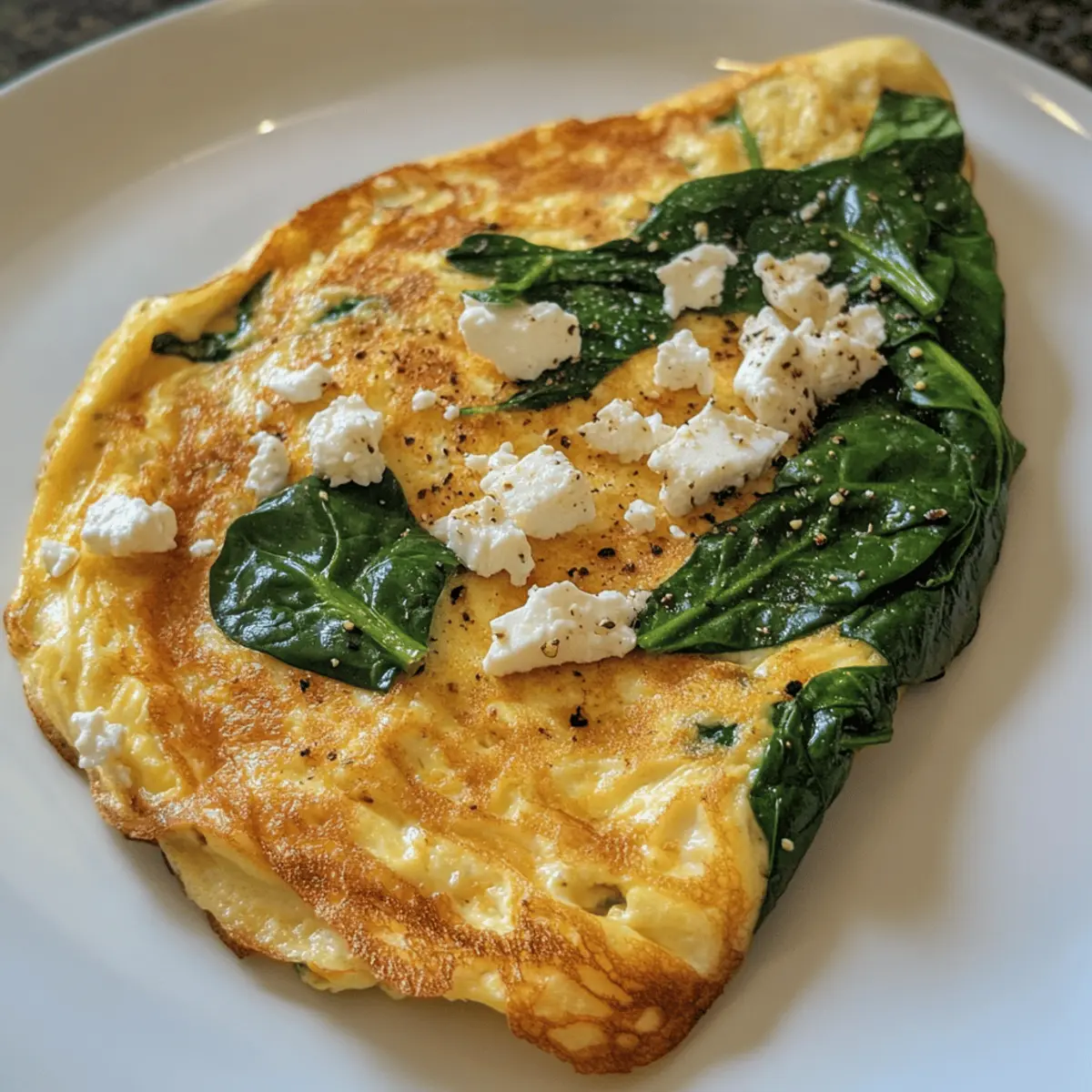 Easy Spinach and Feta Omelet That Will Brighten Your Breakfast