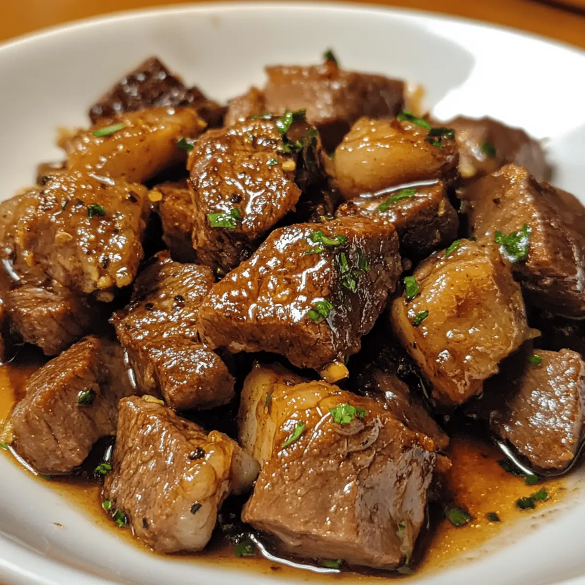 Garlic Butter Beef Tips