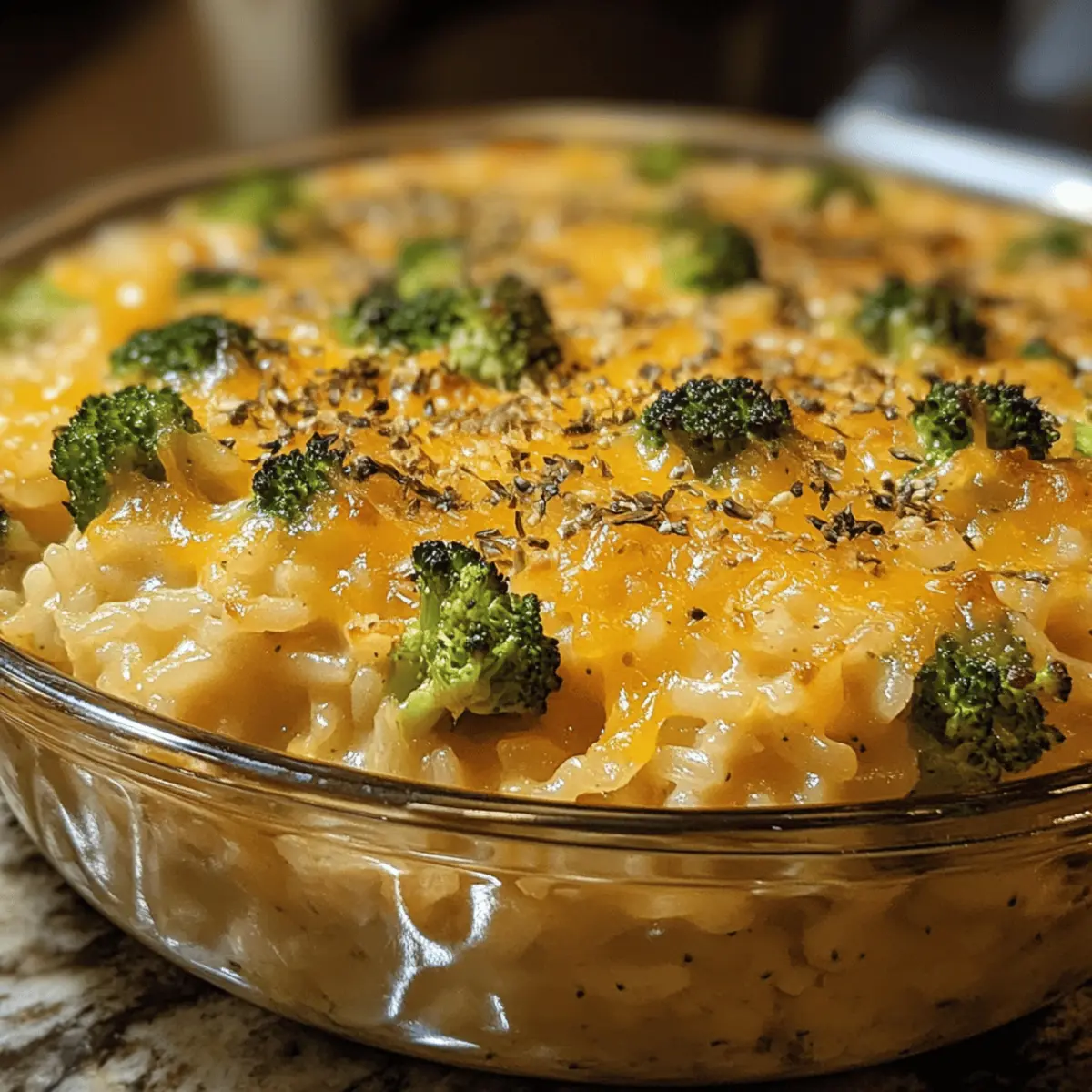 Cheesy Broccoli Rice Casserole