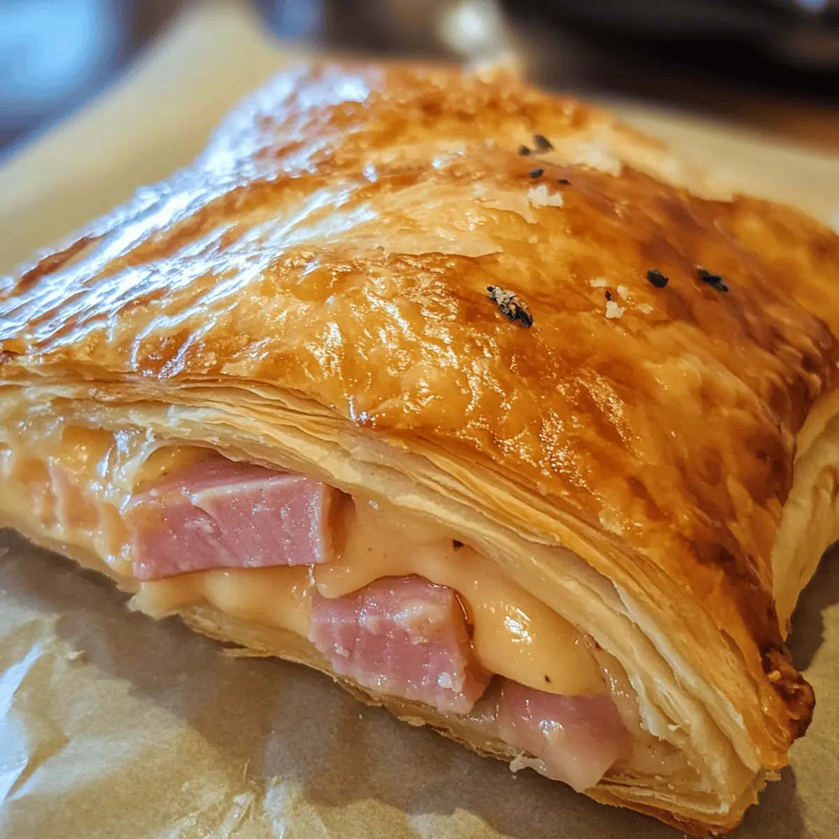 Holiday Ham and Cheese Pastry