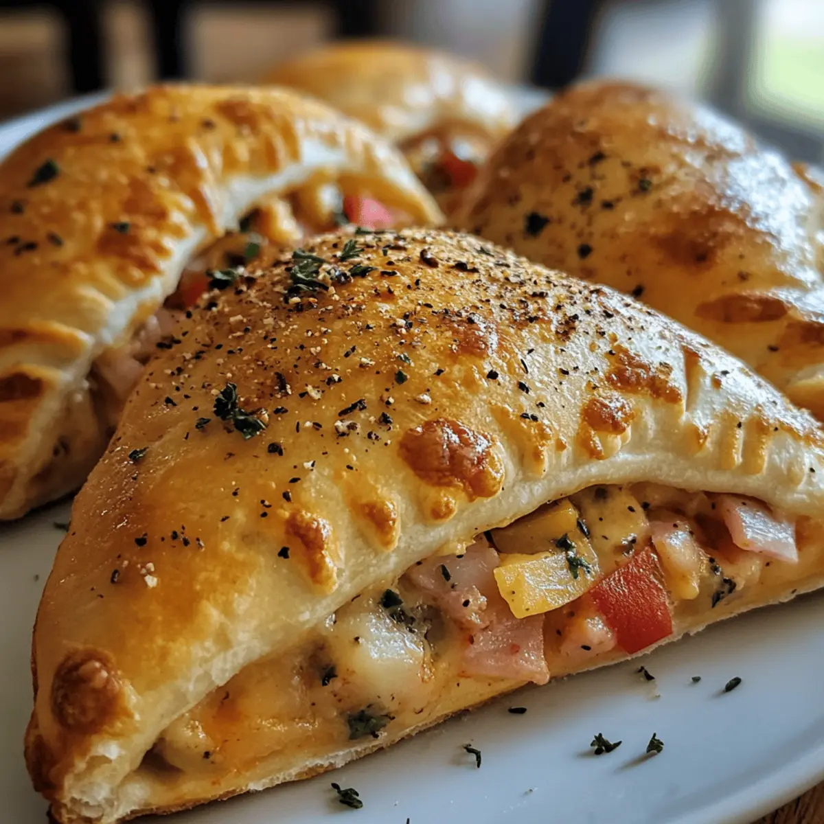 Easy Mini Ham and Veggie Calzones Loaded with Bold Flavors