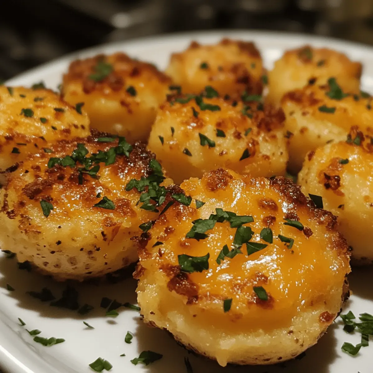 Irresistible Loaded Cheddar Mashed Potato Bites You’ll Love
