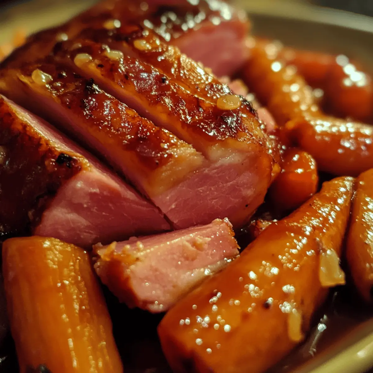 Easy Maple Glazed Ham and Carrots That Melt in Your Mouth