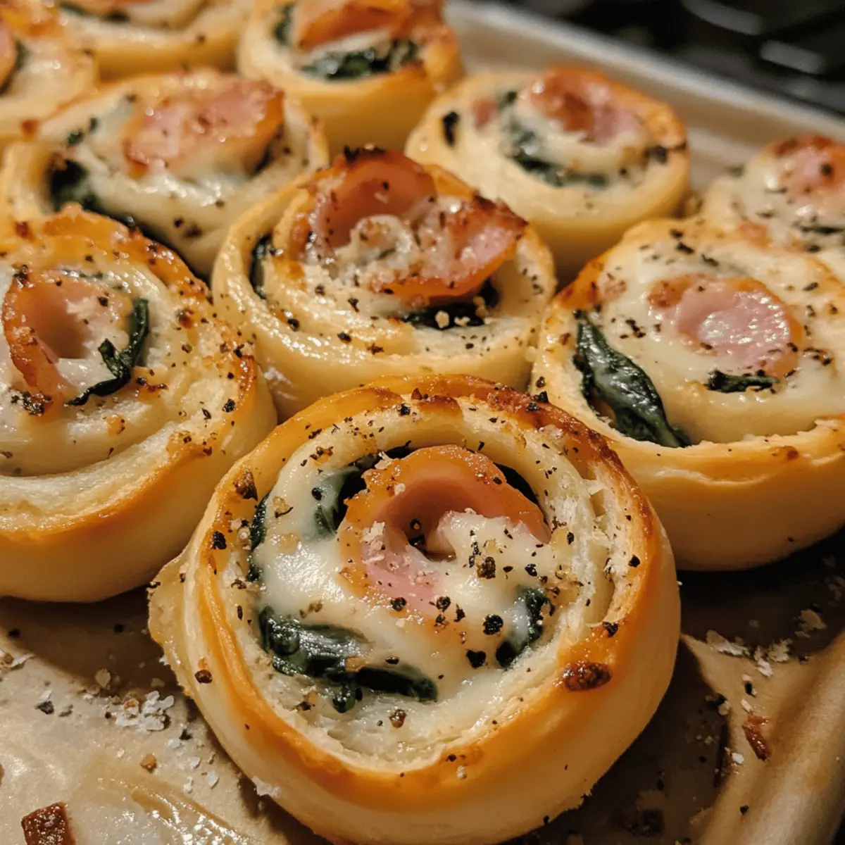 Easy Ham and Spinach Stuffed Rolls That Melt in Your Mouth