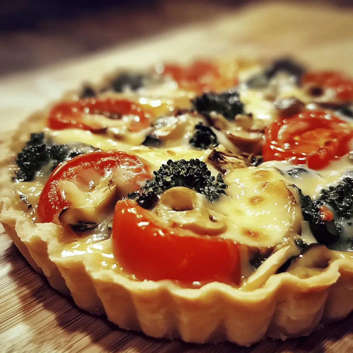 Easy Festive Veggie Cheese Tart That Wows Every Crowd