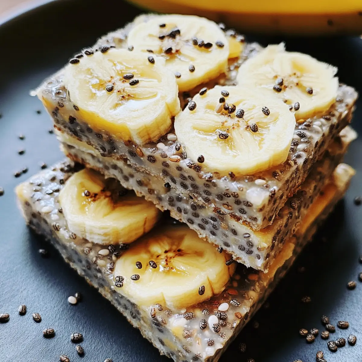 Healthy Banana Chia Treats