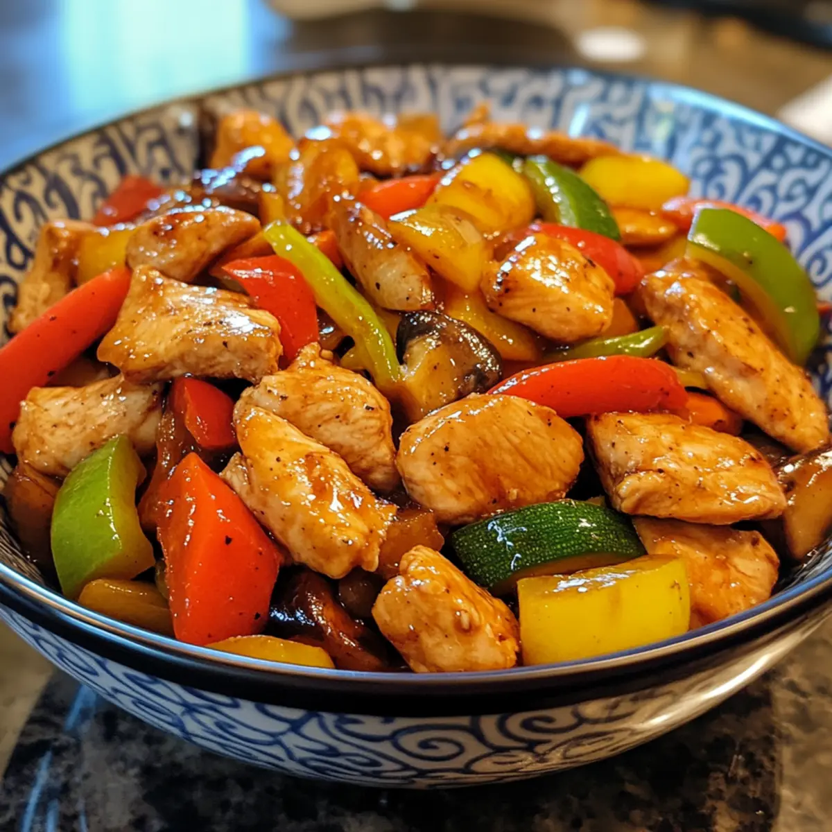 Wholesome Chicken Veggie Stir Fry