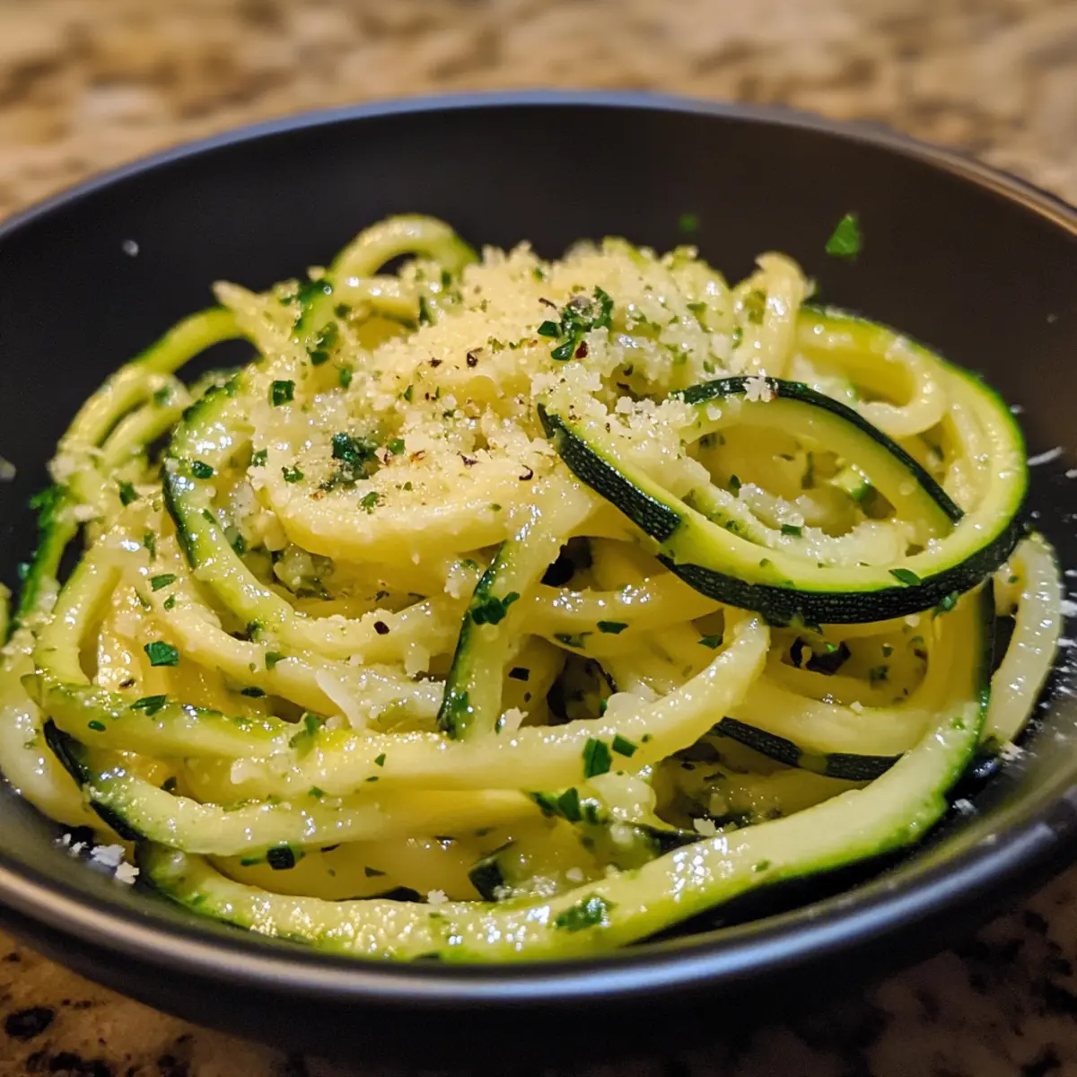 Easy Garlic Parmesan Zucchini Noodles: Creamy, Flavor-Packed Delight