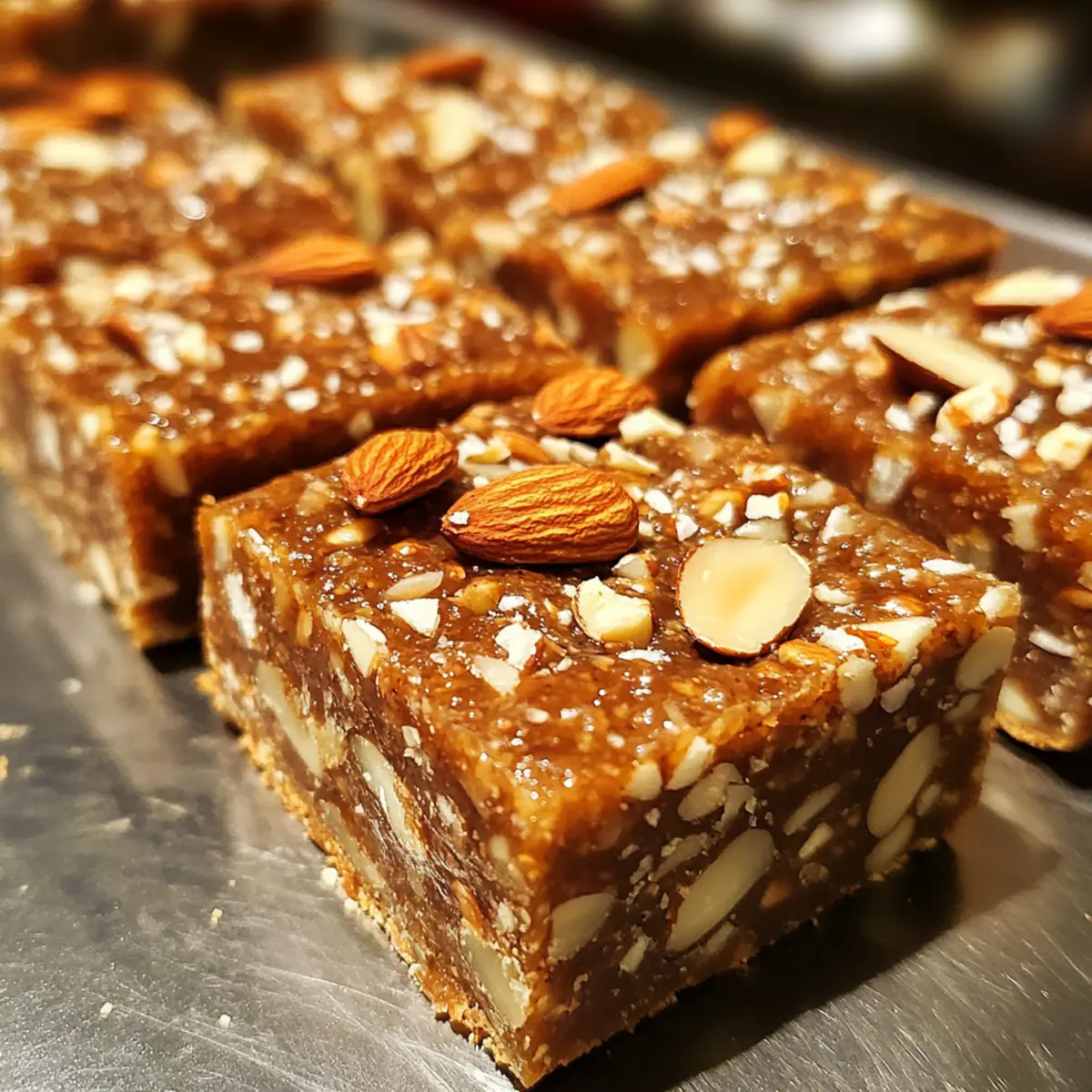 Easy No Bake Almond Date Bars That Boost Your Energy Instantly