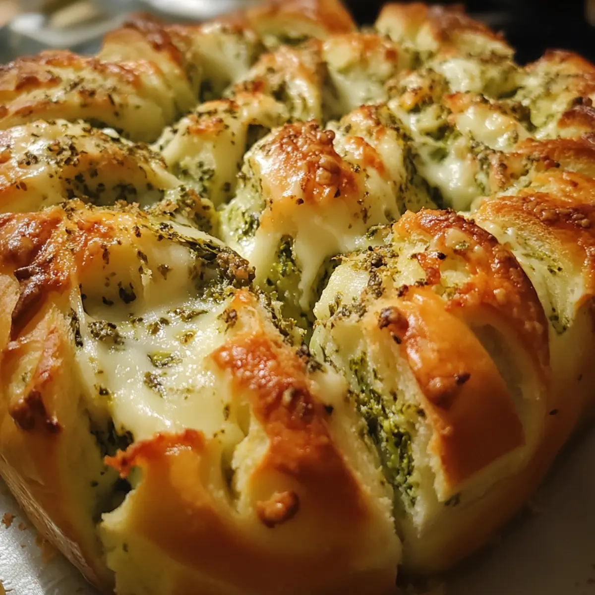 Cheesy Spinach Pull-Apart Bread