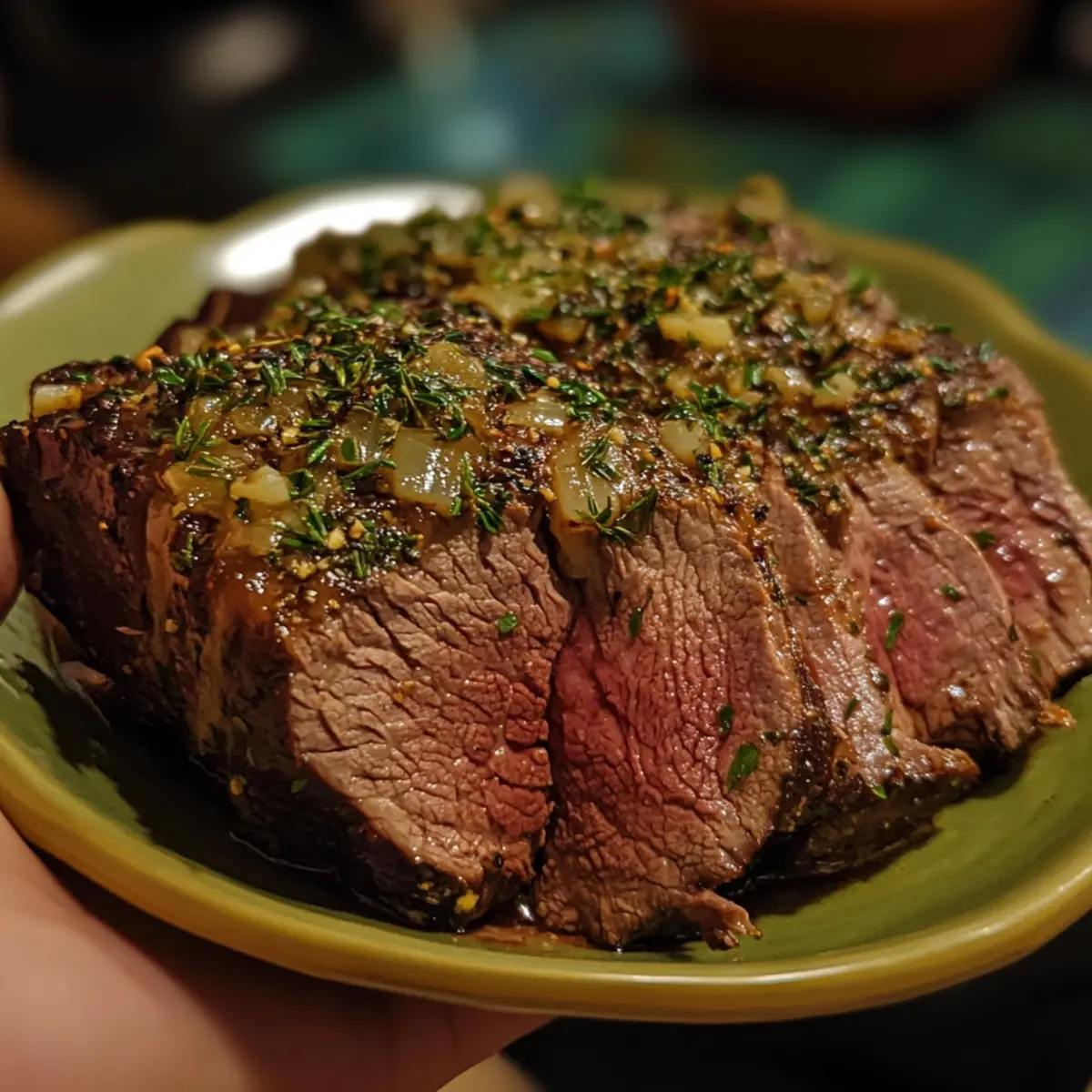 Herbed Garlic Butter Roast Beef