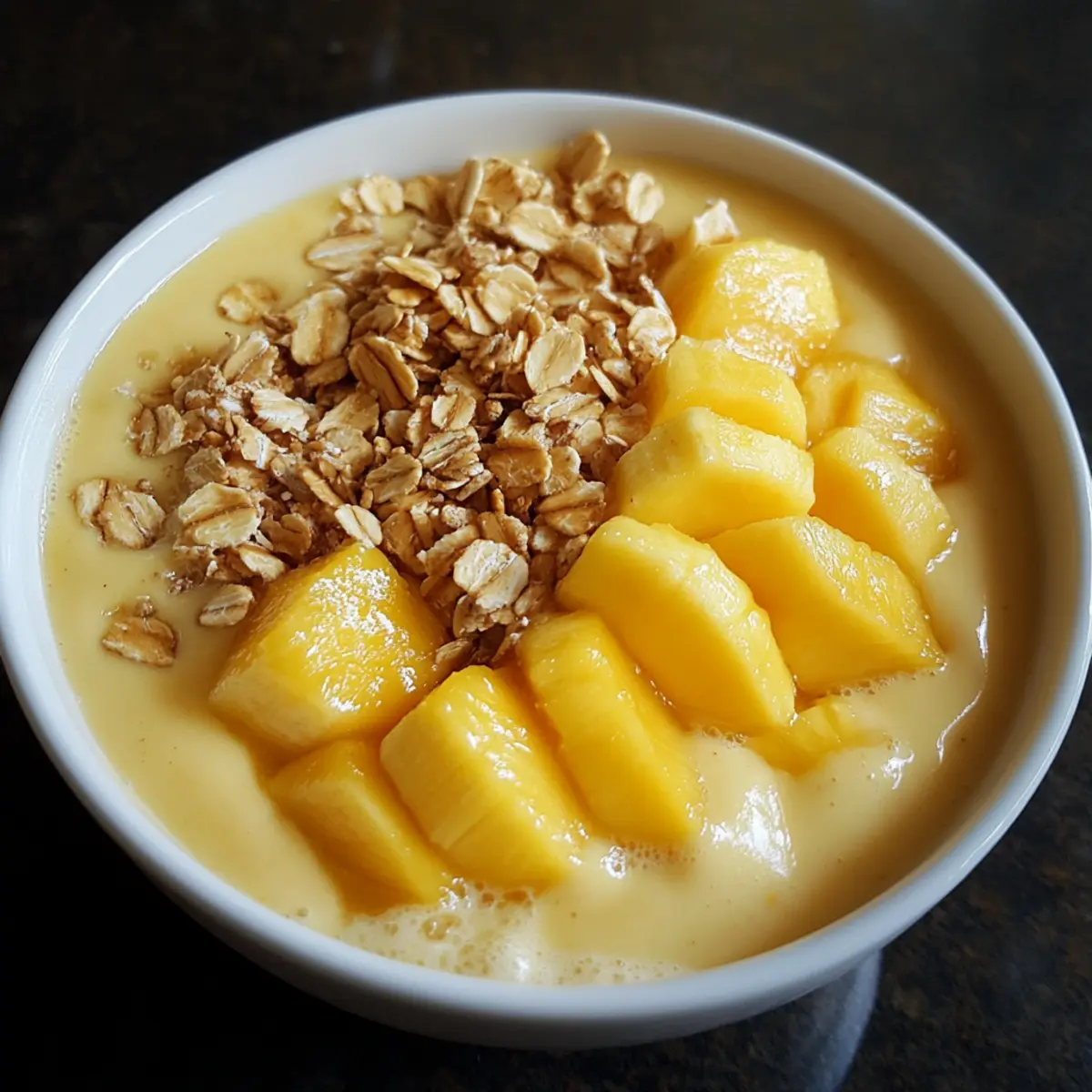 Mango Banana Smoothie Bowl