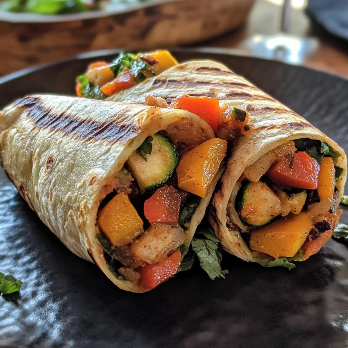Smoky Veggie Wrap Vegetarian