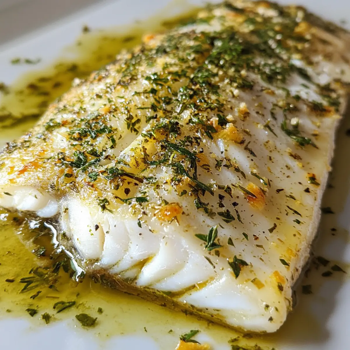 Simple Baked Herb Fish