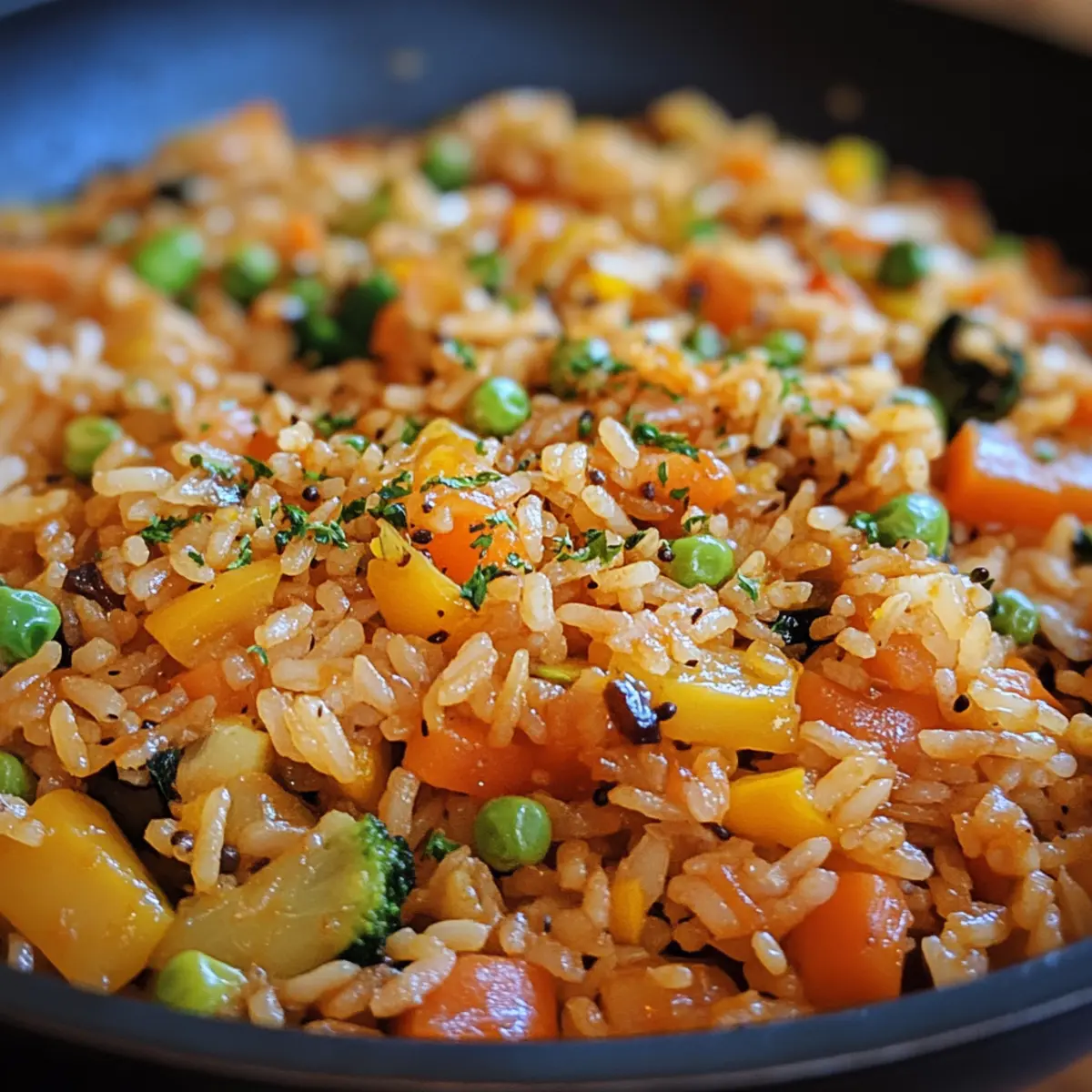 Healthy One Pan Veggie Rice