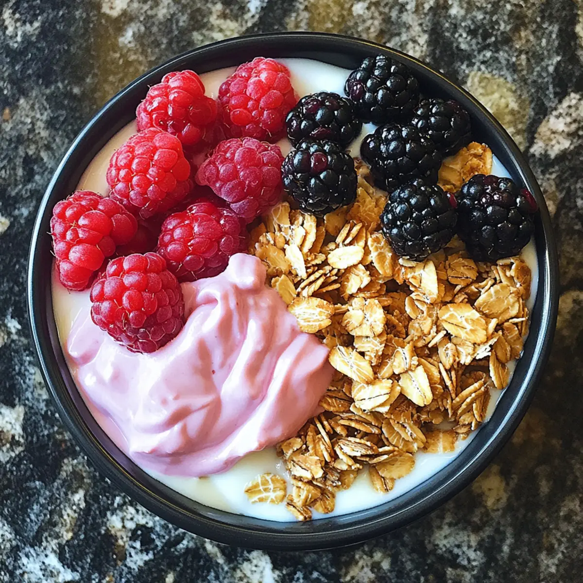 Berry Yogurt Granola Bowl