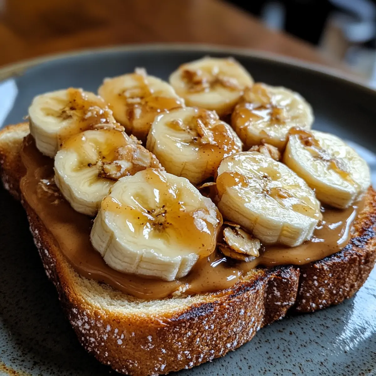 Peanut Butter Banana Toast