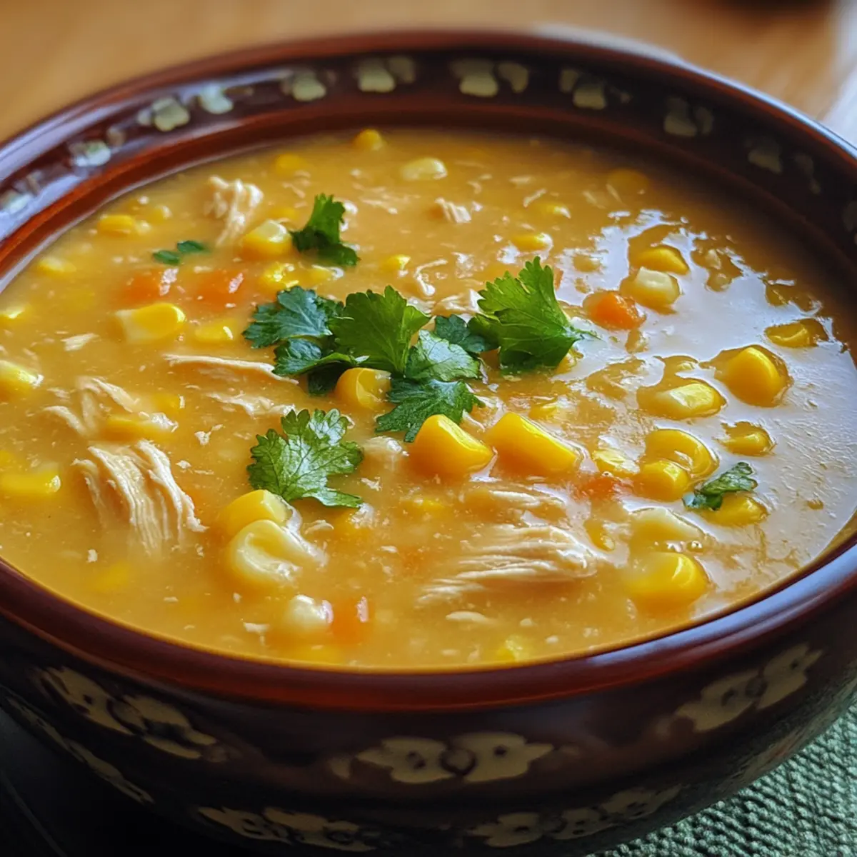 Chicken And Sweet Corn Soup
