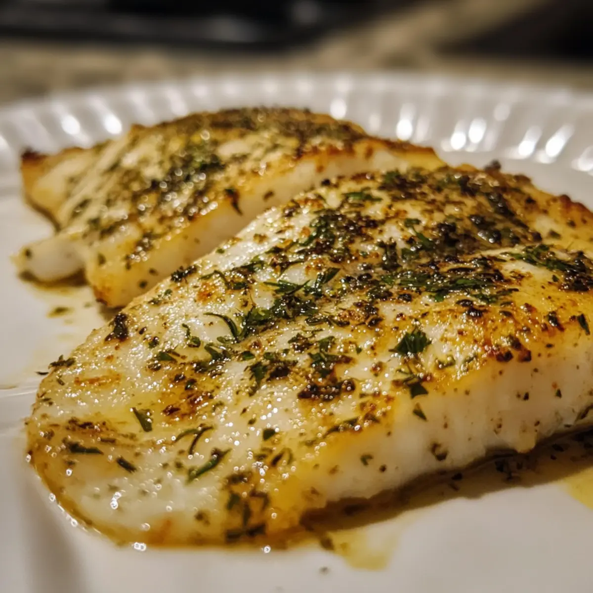 Baked Herb Tilapia Fillet