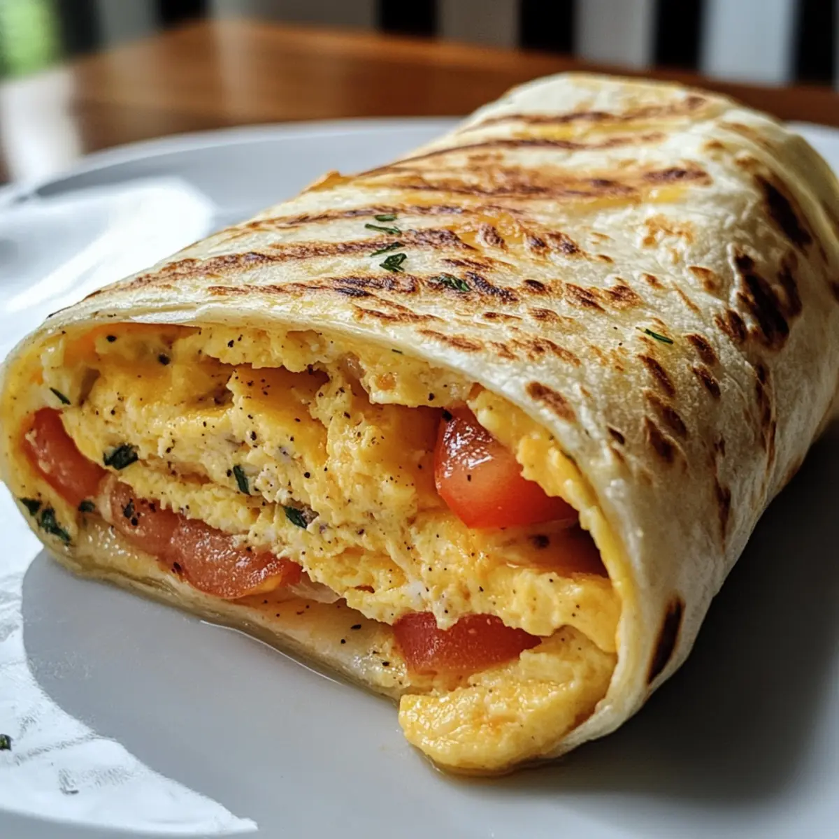 Classic Egg Breakfast Wrap