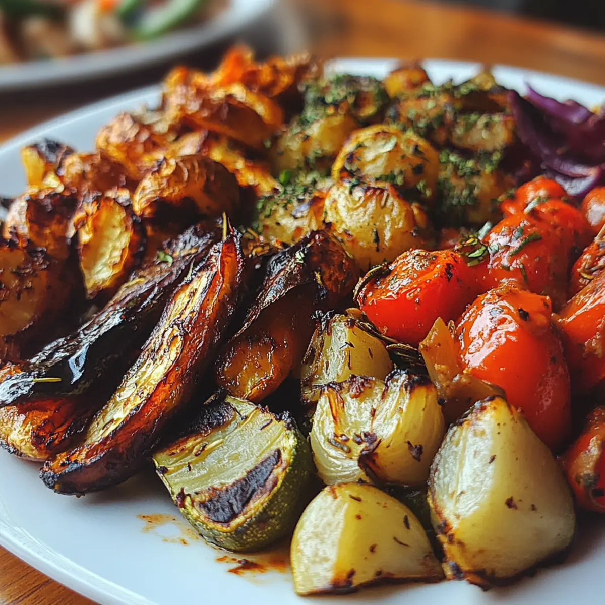 Harissa Roasted Veggie Plate