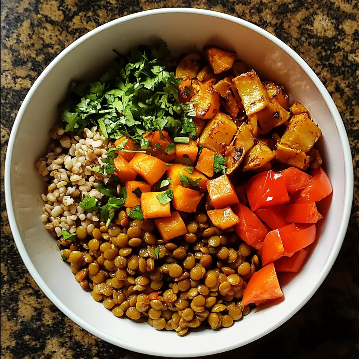Easy Lentil Vegetable Dinner