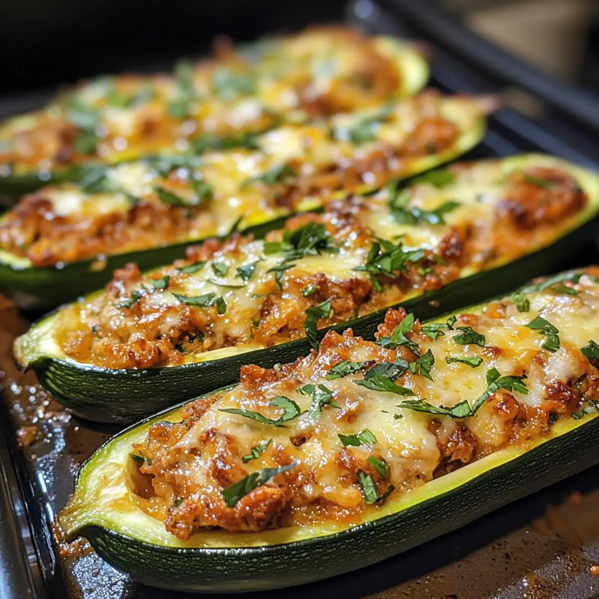 Wholesome Stuffed Zucchini Boats