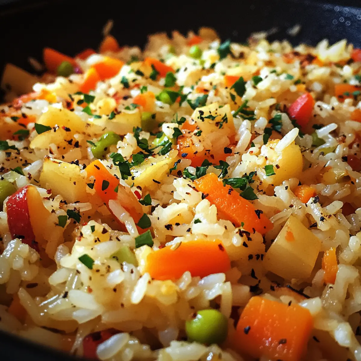 Easy One Pot Vegetable Rice Pilaf That Bursts with Flavor
