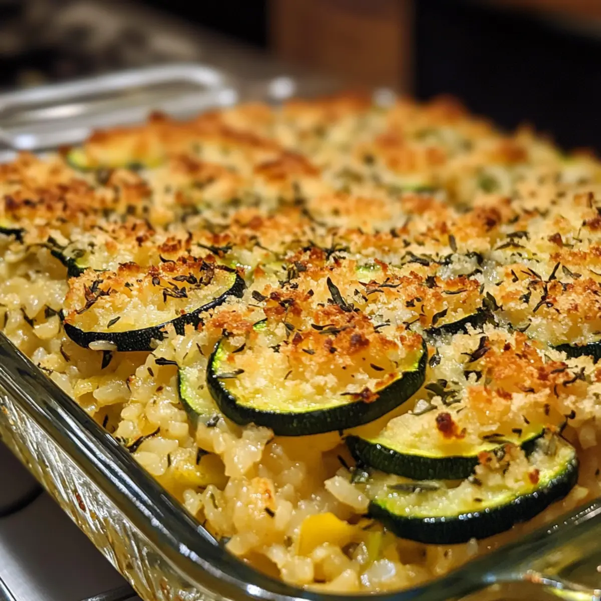Easy Baked Zucchini Rice Casserole That’s Bursting with Flavor