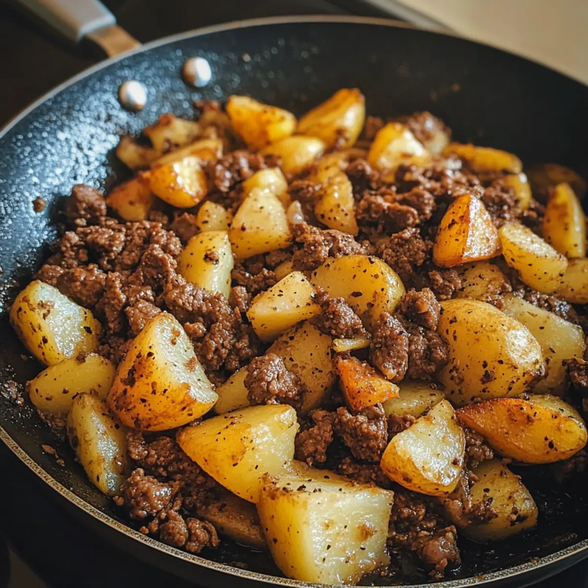 Easy Beef Potato Skillet Meal: A Juicy, Home-Cooked Delight